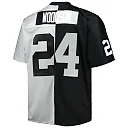 Zennovawear Men's Las Vegas Raiders Charles Woodson Mitchell & Ness Black/Silver Big & Tall Split Legacy Retired Player Jersey