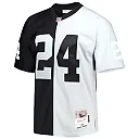 Zennovawear Men's Las Vegas Raiders Charles Woodson Mitchell & Ness Black/Silver 1998 Split Legacy Jersey