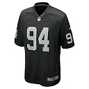 Zennovawear Men's Las Vegas Raiders Christian Wilkins Black Team Game Jersey