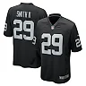 Zennovawear Men's Las Vegas Raiders Christopher Smith II Black Team Game Jersey