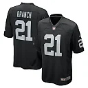 Zennovawear Men's Las Vegas Raiders Cliff Branch Black Retired Player Game Jersey