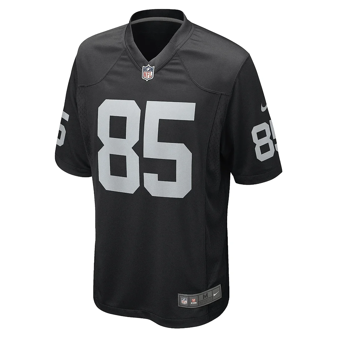 Zennovawear Men's Las Vegas Raiders Cole Fotheringham Black Game Player Jersey