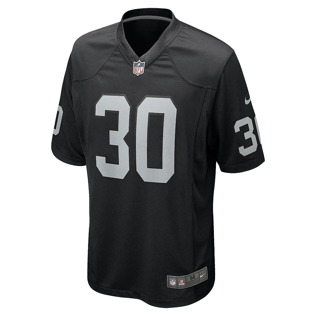 Zennovawear Men's Las Vegas Raiders Darnay Holmes Black Team Game Jersey