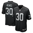 Zennovawear Men's Las Vegas Raiders Darnay Holmes Black Team Game Jersey