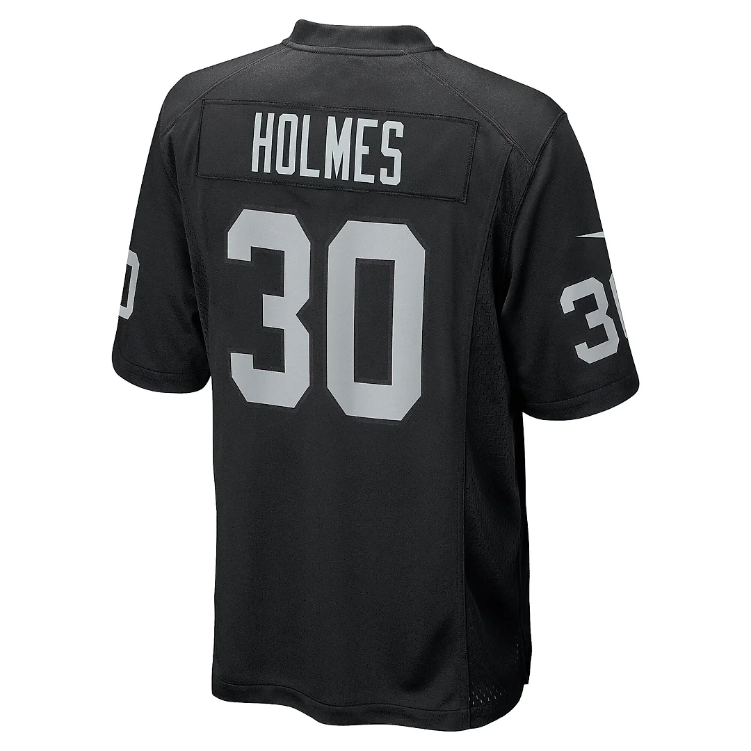 Zennovawear Men's Las Vegas Raiders Darnay Holmes Black Team Game Jersey