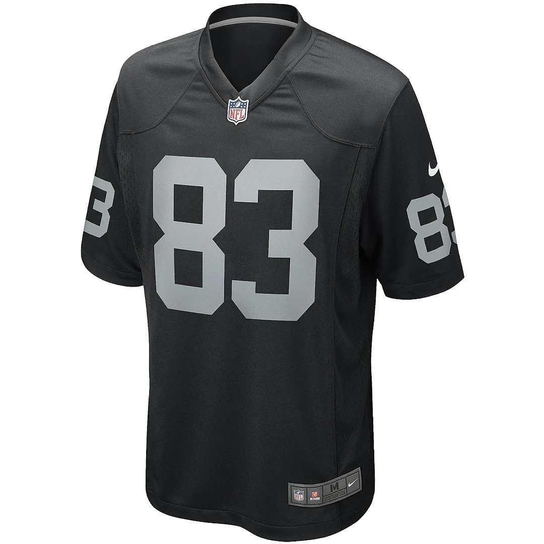 Zennovawear Men's Las Vegas Raiders Darren Waller Black Game Player Jersey