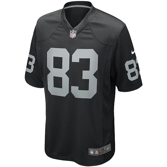 Zennovawear Men's Las Vegas Raiders Darren Waller Black Game Player Jersey