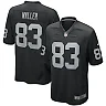 Zennovawear Men's Las Vegas Raiders Darren Waller Black Game Player Jersey