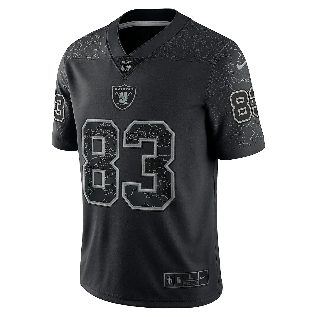 Zennovawear Men's Las Vegas Raiders Darren Waller Black RFLCTV Limited Jersey