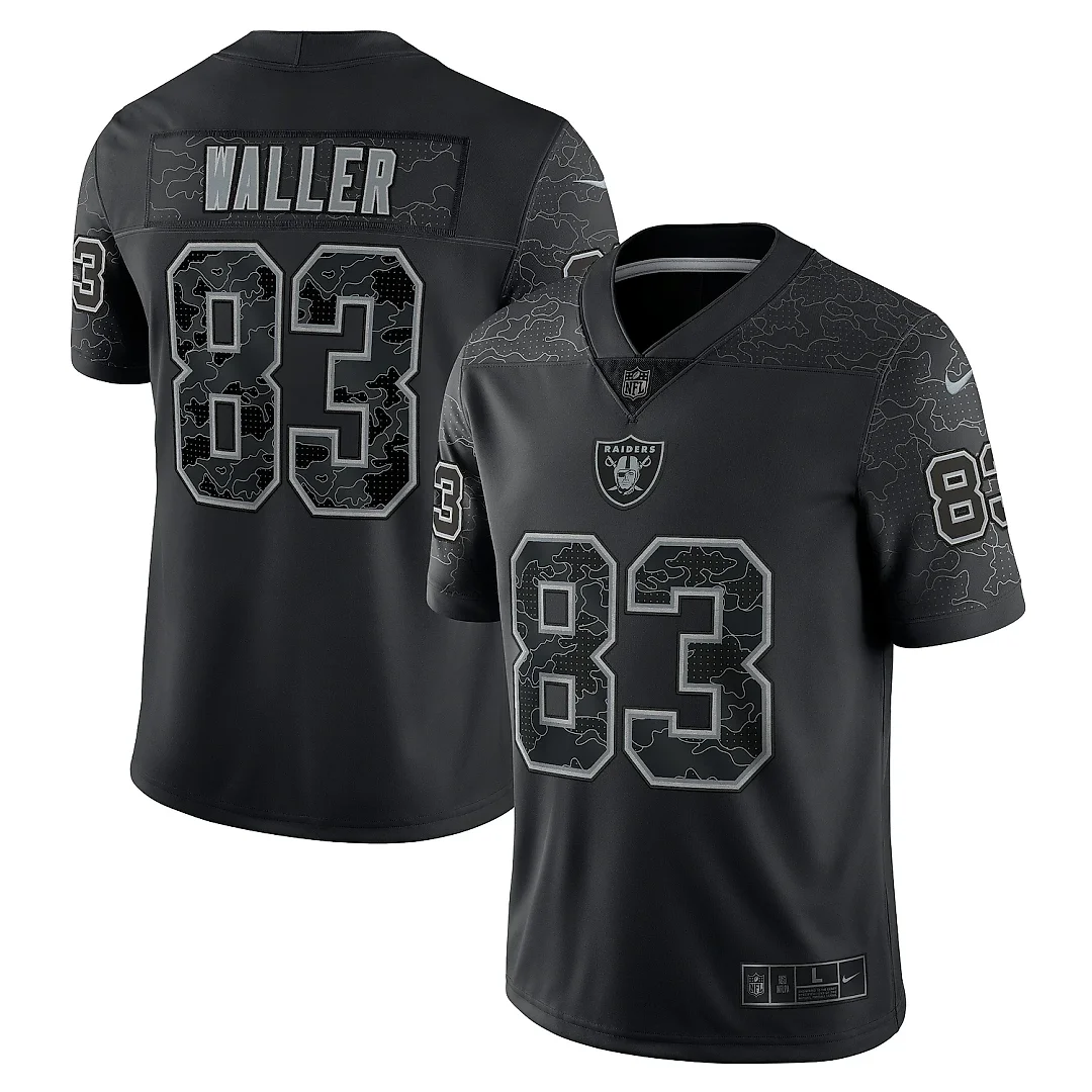 Zennovawear Men's Las Vegas Raiders Darren Waller Black RFLCTV Limited Jersey
