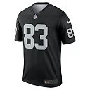 Zennovawear Men's Las Vegas Raiders Darren Waller Black Team Legend Player Performance Top