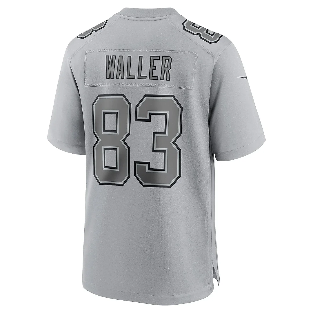 Zennovawear Men's Las Vegas Raiders Darren Waller Gray Atmosphere Fashion Game Jersey