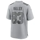 Zennovawear Men's Las Vegas Raiders Darren Waller Gray Atmosphere Fashion Game Jersey