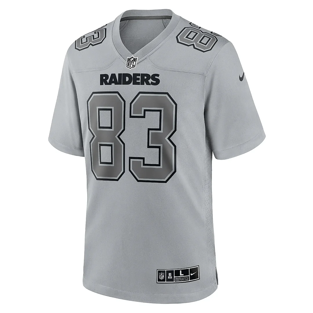 Zennovawear Men's Las Vegas Raiders Darren Waller Gray Atmosphere Fashion Game Jersey