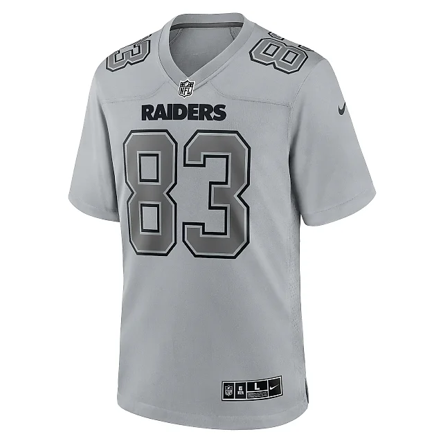 Zennovawear Men's Las Vegas Raiders Darren Waller Gray Atmosphere Fashion Game Jersey