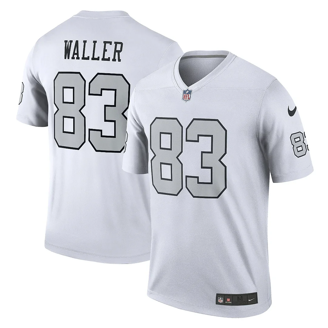 Zennovawear Men's Las Vegas Raiders Darren Waller White Alternate Legend Player Performance Top