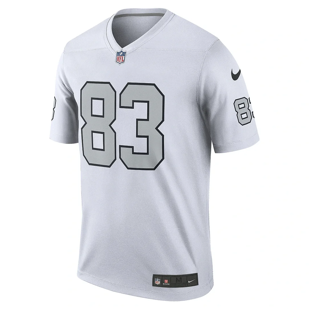 Zennovawear Men's Las Vegas Raiders Darren Waller White Alternate Legend Player Performance Top