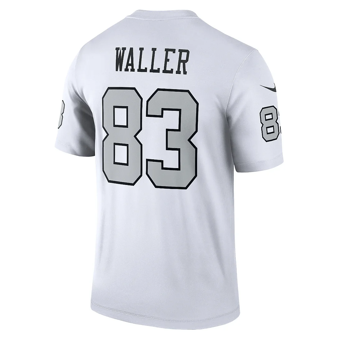 Zennovawear Men's Las Vegas Raiders Darren Waller White Alternate Legend Player Performance Top