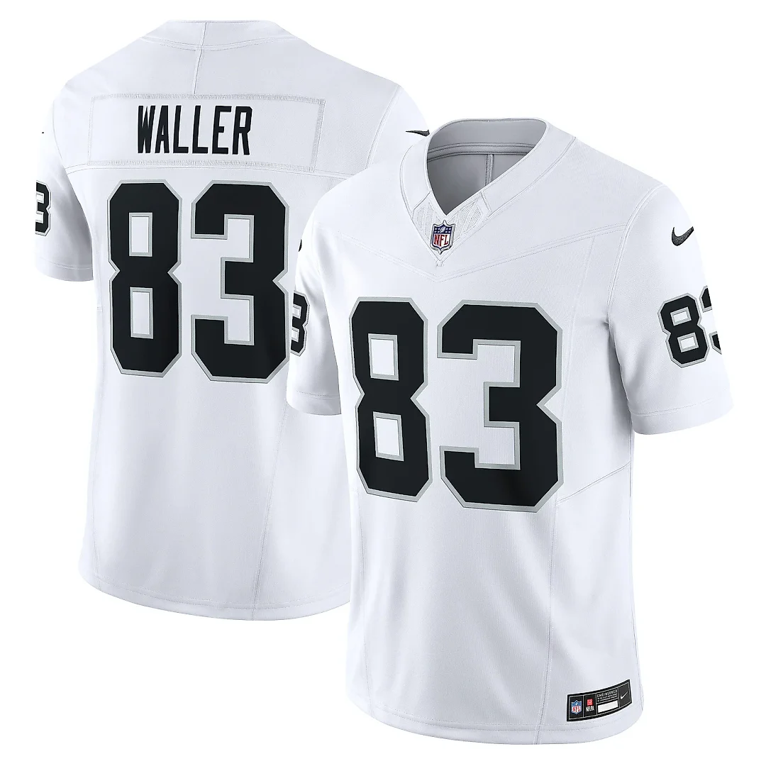 Zennovawear Men's Las Vegas Raiders Darren Waller White Vapor F.U.S.E. Limited Jersey