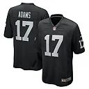 Zennovawear Men's Las Vegas Raiders Davante Adams Black Game Jersey