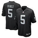 Zennovawear Men's Las Vegas Raiders Divine Deablo Black Player Game Jersey
