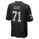 Zennovawear Men's Las Vegas Raiders DJ Glaze Black Team Game Jersey