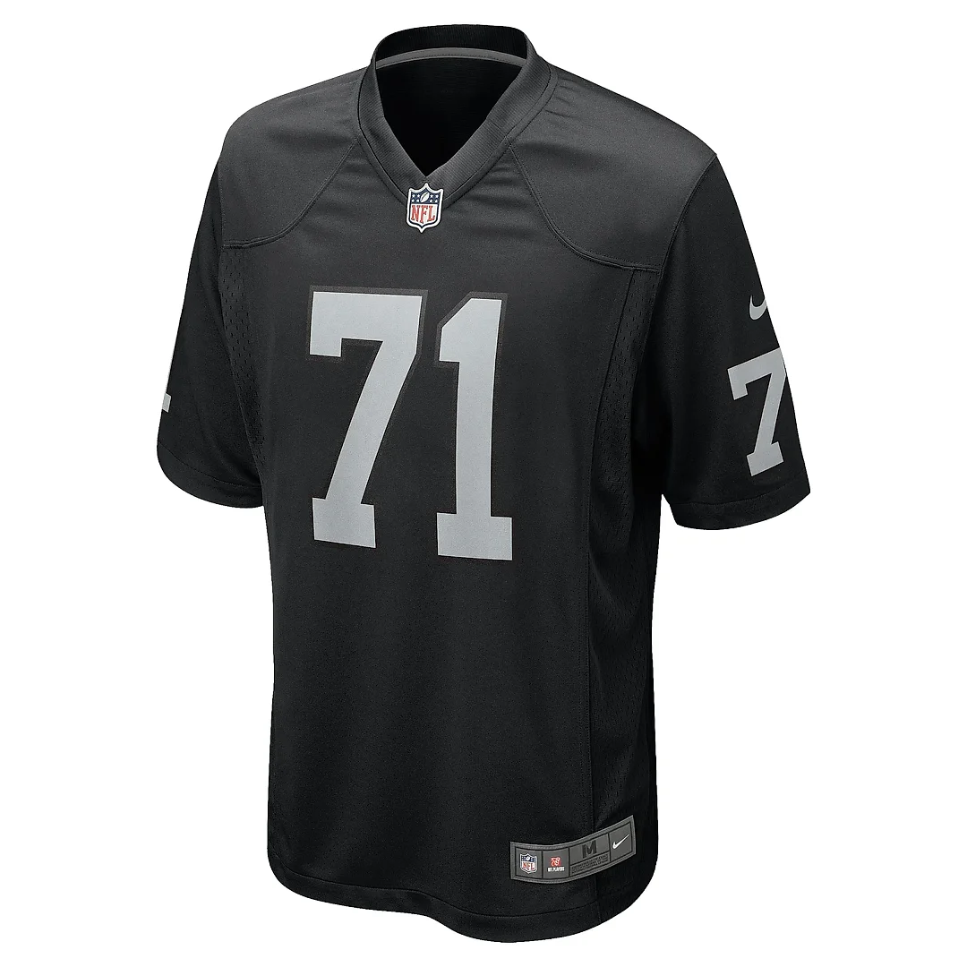 Zennovawear Men's Las Vegas Raiders DJ Glaze Black Team Game Jersey