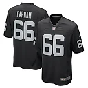 Zennovawear Men's Las Vegas Raiders Dylan Parham Black Game Player Jersey
