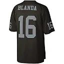 Zennovawear Men's Las Vegas Raiders George Blanda Mitchell & Ness Black Legacy Jersey