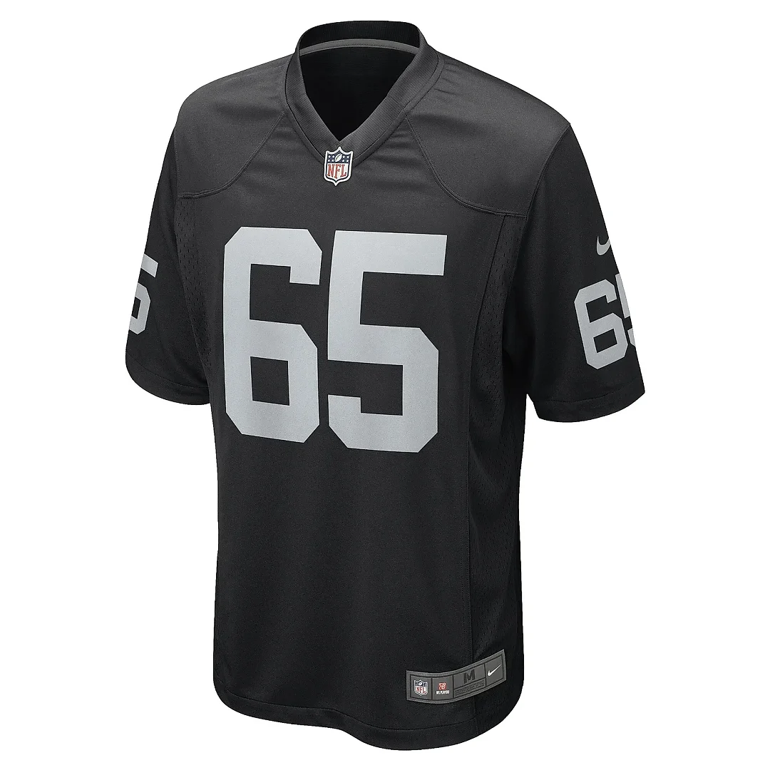 Zennovawear Men's Las Vegas Raiders Hroniss Grasu Black Game Player Jersey