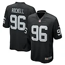 Zennovawear Men's Las Vegas Raiders Isaac Rochell Black Team Game Jersey