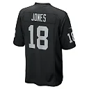 Zennovawear Men's Las Vegas Raiders Jack Jones Black Team Game Jersey