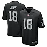 Zennovawear Men's Las Vegas Raiders Jack Jones Black Team Game Jersey