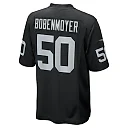 Zennovawear Men's Las Vegas Raiders Jacob Bobenmoyer Black Game Player Jersey