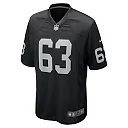Zennovawear Men's Las Vegas Raiders Jake Johanning Black Team Game Jersey