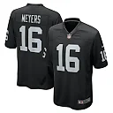Zennovawear Men's Las Vegas Raiders Jakobi Meyers Black Game Player Jersey