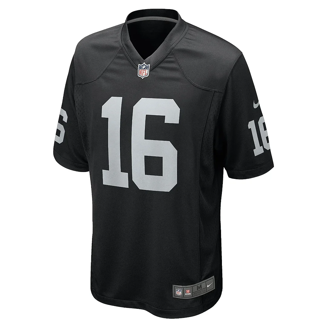 Zennovawear Men's Las Vegas Raiders Jakobi Meyers Black Game Player Jersey