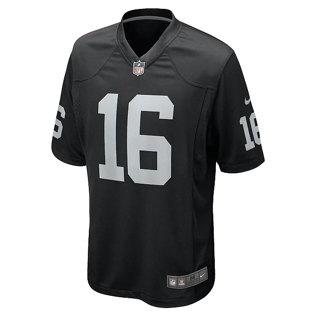 Zennovawear Men's Las Vegas Raiders Jakobi Meyers Black Game Player Jersey