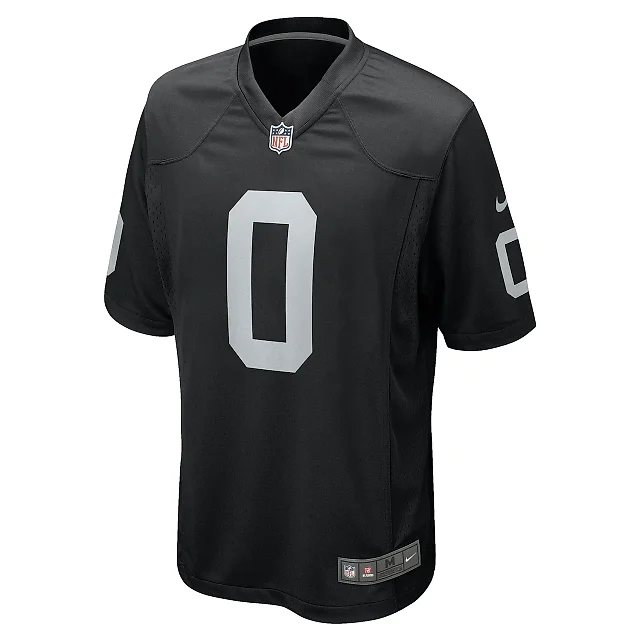 Zennovawear Men's Las Vegas Raiders Jakorian Bennett Black Team Game Jersey