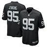 Zennovawear Men's Las Vegas Raiders John Jenkins Black Game Jersey