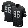Zennovawear Men's Las Vegas Raiders Jonah Laulu Black Team Game Jersey