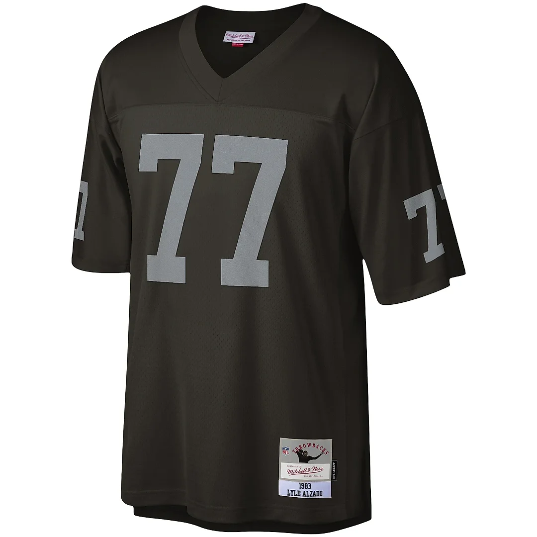 Zennovawear Men's Las Vegas Raiders Lyle Alzado Mitchell & Ness Black Legacy Jersey