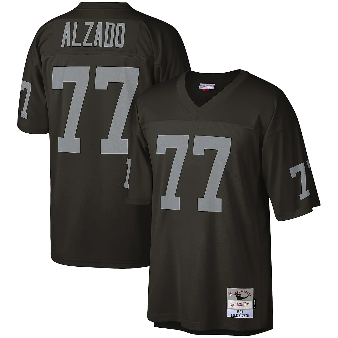 Zennovawear Men's Las Vegas Raiders Lyle Alzado Mitchell & Ness Black Legacy Jersey