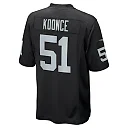Zennovawear Men's Las Vegas Raiders Malcolm Koonce Black Game Jersey