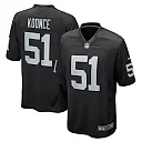 Zennovawear Men's Las Vegas Raiders Malcolm Koonce Black Game Jersey