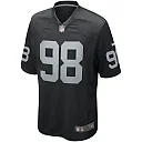 Zennovawear Men's Las Vegas Raiders Maxx Crosby Black Game Jersey