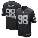 Zennovawear Men's Las Vegas Raiders Maxx Crosby Black Game Jersey