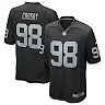 Zennovawear Men's Las Vegas Raiders Maxx Crosby Black Game Jersey