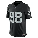Zennovawear Men's Las Vegas Raiders Maxx Crosby Black Vapor F.U.S.E. Limited Jersey
