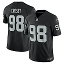 Zennovawear Men's Las Vegas Raiders Maxx Crosby Black Vapor F.U.S.E. Limited Jersey